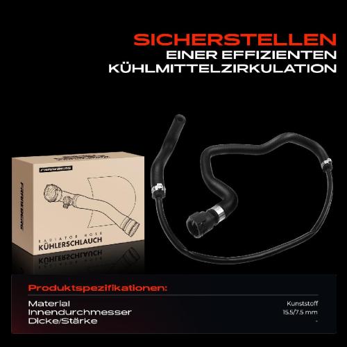 1x Kühlerschlauch Kühlwasserschlauch für BMW 5ER E60 E61 6ER E63 E64 17127521775 Bild 1x Kühlerschlauch Kühlwasserschlauch für BMW 5ER E60 E61 6ER E63 E64 17127521775