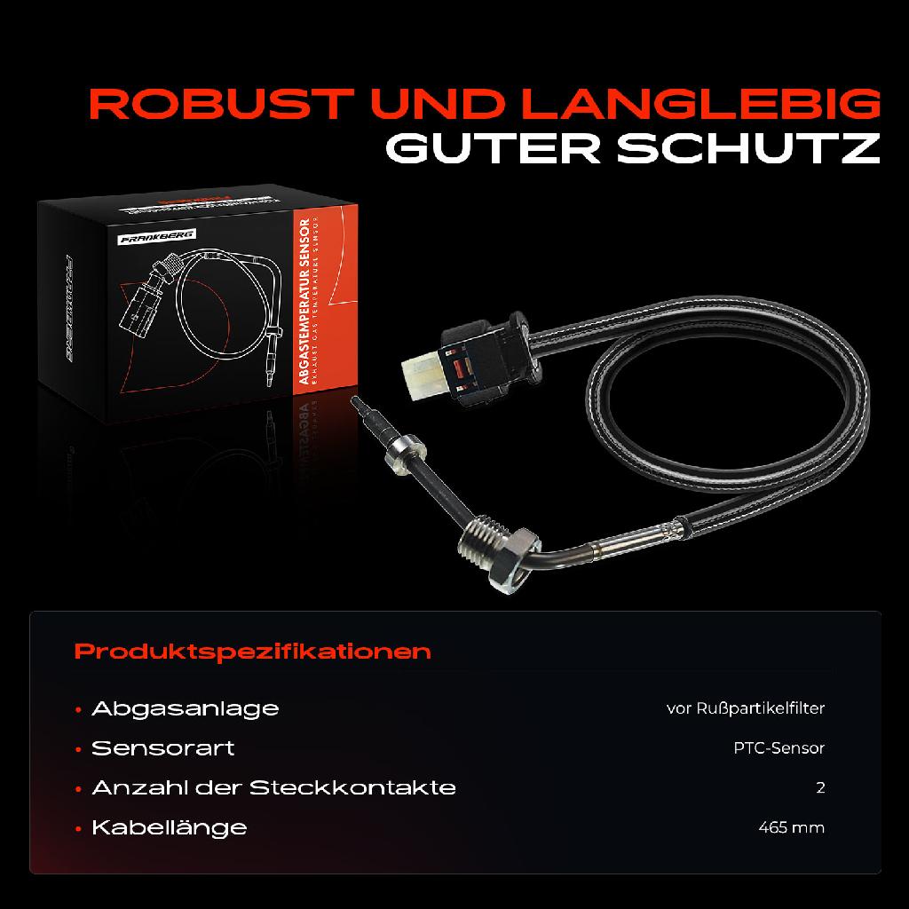 1x Abgastemperatursensor für Mercedes Benz M Klasse W164 R Klasse W251 3.0L