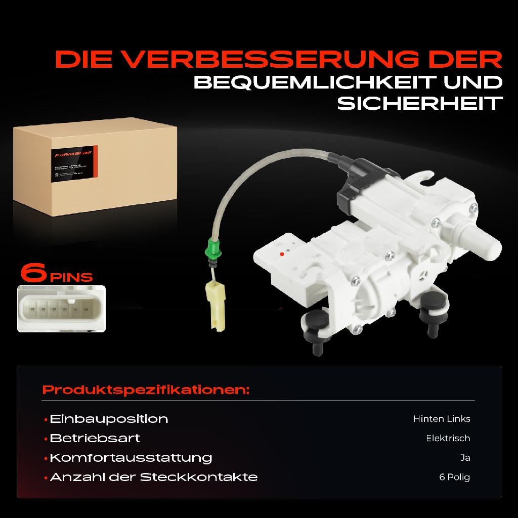 1x Türschloss Hinten Links für BMW 7er G11 G12 2.0L 3.0L 4.4L 2015-2019