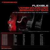 1x Bremsschlauch Bremsschläuche Hinterachse Links oder Rechts für Mercedes-Benz W202 A124 C123 W116 W126 W140 C126