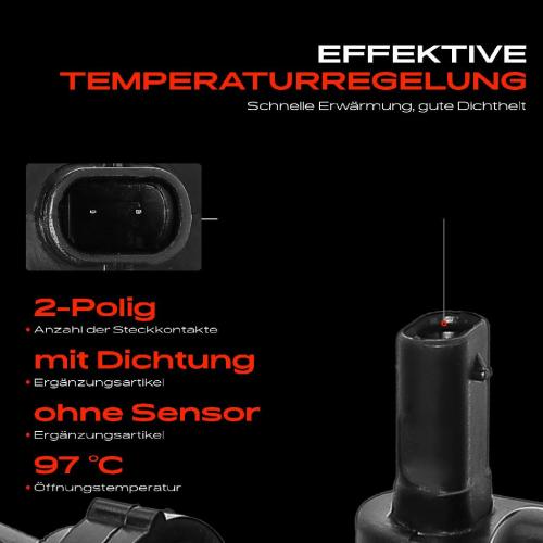 Frankberg 1x Thermostat Kühlmittel für Mercedes-Benz W205 A205 C205 W213 A238 C238 S213 X253 R172 Bild Frankberg 1x Thermostat Kühlmittel für Mercedes-Benz W205 A205 C205 W213 A238 C238 S213 X253 R172