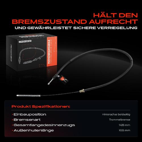 1x Seilzug Feststellbremse Hinterachse beidseitig für Renault Twingo I II 1.2L 1993-2012 Bild 1x Seilzug Feststellbremse Hinterachse beidseitig für Renault Twingo I II 1.2L 1993-2012