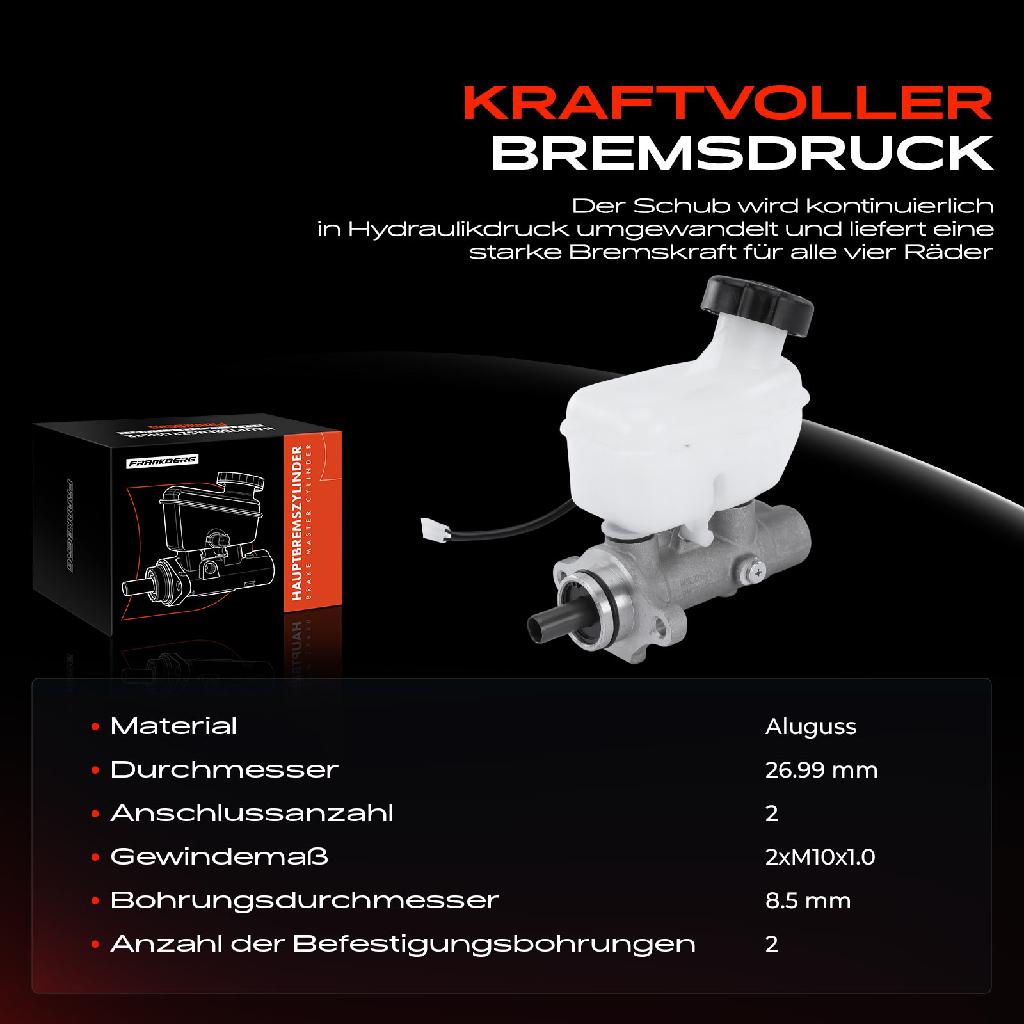 1x Hauptbremszylinder Bremszylinder für KIA Carnival I II UP GQ 1999-2007 2.5L 2.9L