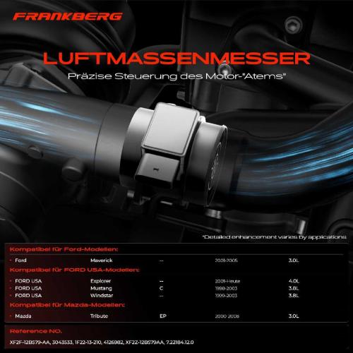 1x Luftmassenmesser für Ford Maverick FORD USA Explorer Mustang Convertible Windstar Mazda Tribute Bild 1x Luftmassenmesser für Ford Maverick FORD USA Explorer Mustang Convertible Windstar Mazda Tribute