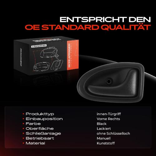 1x Türgriff Vorne Rechts innen für Opel Vivaro A Pritsche/Fahrgestell Combi Kasten Renault Clio II Bild 1x Türgriff Vorne Rechts innen für Opel Vivaro A Pritsche/Fahrgestell Combi Kasten Renault Clio II