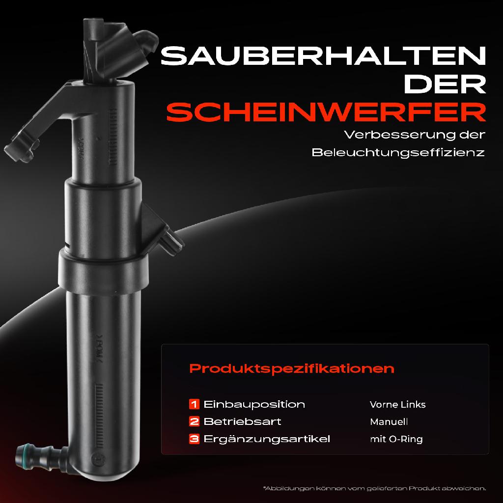 1x Scheinwerferreinigung Waschwasserdüse Vorne Links für Mercedes-Benz A-Klasse W169 2004-2012