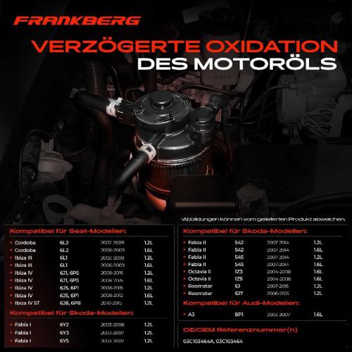 1x Ölabscheider Kurbelgehäuseentlüftung für VW Golf 5 6 Audi A3 8P Seat Skoda 6Y2 Bild 1x Ölabscheider Kurbelgehäuseentlüftung für VW Golf 5 6 Audi A3 8P Seat Skoda 6Y2
