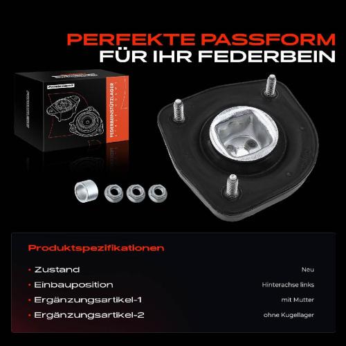 1x Domlager Federbeinstütz lager für Hyundai Tucson JM KIA Sportage JE Bild 1x Domlager Federbeinstütz lager für Hyundai Tucson JM KIA Sportage JE