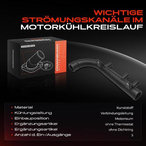 1x Kühlmittelflansch Wasserauslass für Opel Calibra A Kadett E CC Caravan Vectra Bild 1x Kühlmittelflansch Wasserauslass für Opel Calibra A Kadett E CC Caravan Vectra