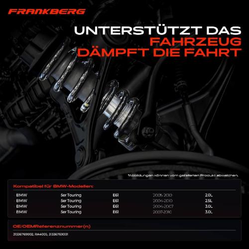 2x Fahrwerksfeder Vorderachse für BMW 5er Touring E61 2.0L 2.5L 3.0L 2004-2010 Bild 2x Fahrwerksfeder Vorderachse für BMW 5er Touring E61 2.0L 2.5L 3.0L 2004-2010