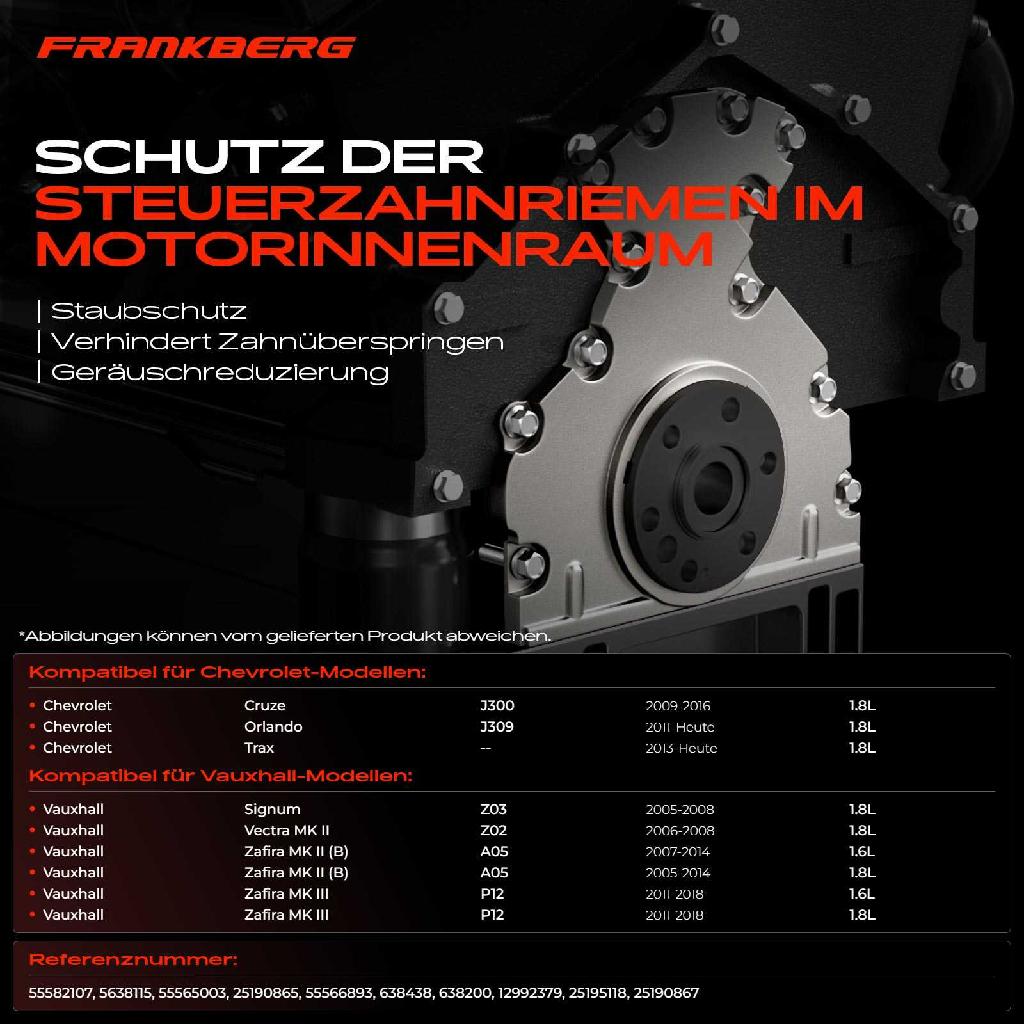 1x Steuergehäuse Abdeckung Steuerkette Deckel für Chevrolet Cruze J300 Opel Astra H J