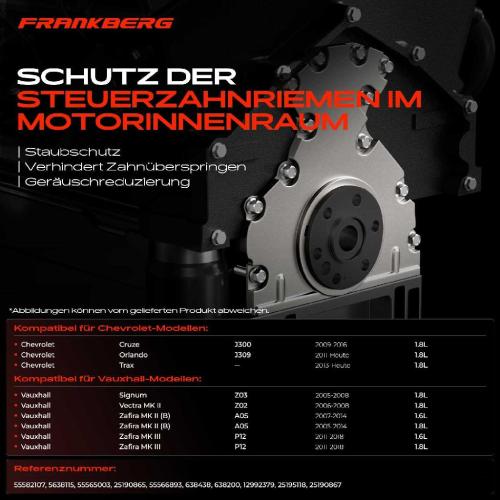 1x Steuergehäuse Abdeckung Steuerkette Deckel für Chevrolet Cruze J300 Opel Astra H J Bild 1x Steuergehäuse Abdeckung Steuerkette Deckel für Chevrolet Cruze J300 Opel Astra H J