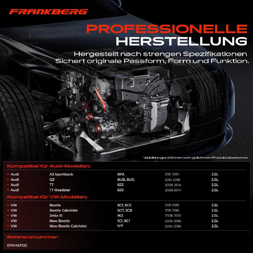 1x Umlenkrolle Führungsrolle für VW Beetle Jetta New Beetle Audi A3 Q3