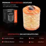 1x Luftfilter Filtereinsatz für Ford Galaxy WA6 Mondeo IV BA7 Turnier S-Max WA6 2.2 TDCi