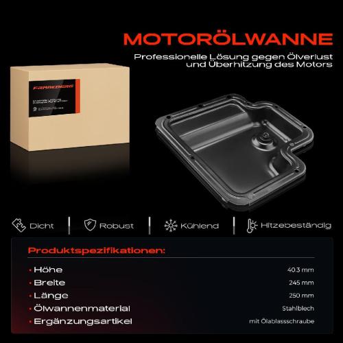 Frankberg 1x Ölwanne Motorölwanne für Citroën Jumpy Fiat Scudo Peugeot Expert Bj ab 2007 1.6L Bild Frankberg 1x Ölwanne Motorölwanne für Citroën Jumpy Fiat Scudo Peugeot Expert Bj ab 2007 1.6L