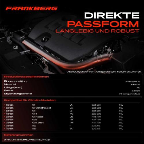 1x Kühlerschlauch Turboschlauch für Citroën C4 Coupe Grand Picasso I C5 III Break DS3 Cabriolet DS4 Peugeot Bild 1x Kühlerschlauch Turboschlauch für Citroën C4 Coupe Grand Picasso I C5 III Break DS3 Cabriolet DS4 Peugeot