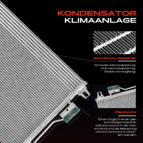 1x Kondensator Klimaanlage für Chrysler Grand Voyager V RT Dodge Grand Caravan VW Bild 1x Kondensator Klimaanlage für Chrysler Grand Voyager V RT Dodge Grand Caravan VW