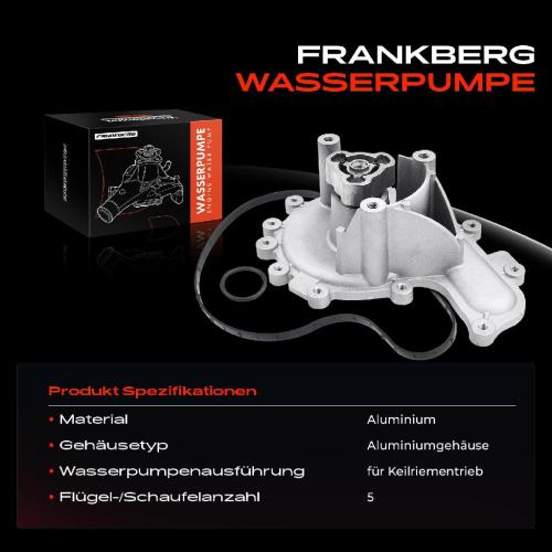 Frankberg 1x Wasserpumpe K hlwasserpumpe f r Ford Transit V30 Citro n Jumper Peugeot Fiat Ducato Boxer 2.2L Bild Frankberg 1x Wasserpumpe K hlwasserpumpe f r Ford Transit V30 Citro n Jumper Peugeot Fiat Ducato Boxer 2.2L