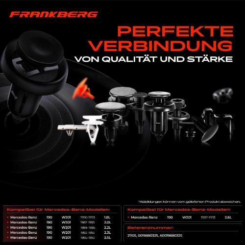 20x Befestigungsclips Motorhaube für Mercedes-Benz W204 W205 S203 W176 W242 Bild 20x Befestigungsclips Motorhaube für Mercedes-Benz W204 W205 S203 W176 W242