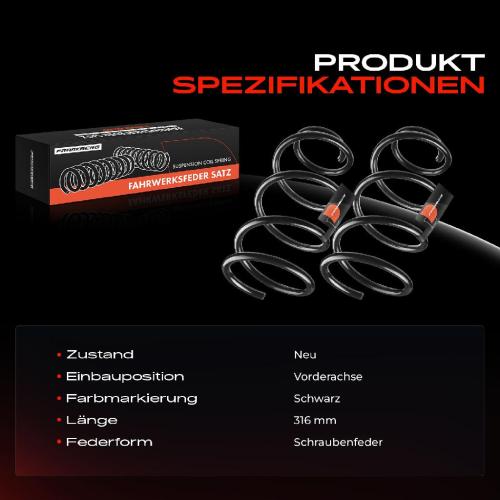 Frankberg 2x Fahrwerksfeder Vorderachse f r Volvo V40 Schr gheck 525 525 526 1.5L 1.6L 2.0L 2012-2021 Bild Frankberg 2x Fahrwerksfeder Vorderachse f r Volvo V40 Schr gheck 525 525 526 1.5L 1.6L 2.0L 2012-2021