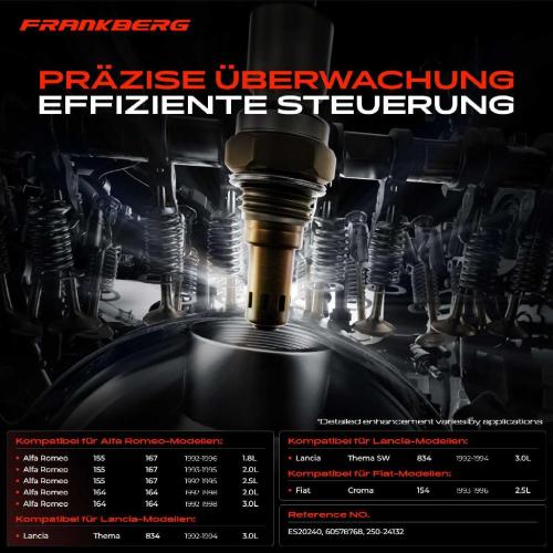 1x Lambdasonde Regelsonde Vor Katalysator für Alfa Romeo 155 164 Fiat Croma Lancia Thema Bild 1x Lambdasonde Regelsonde Vor Katalysator für Alfa Romeo 155 164 Fiat Croma Lancia Thema