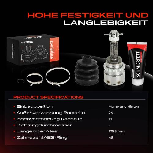 Frankberg 1x Antriebswelle Gelenksatz Vorne und Hinten f r Daihatsu Terios J1 Daihatsu YRV M2 Bild Frankberg 1x Antriebswelle Gelenksatz Vorne und Hinten f r Daihatsu Terios J1 Daihatsu YRV M2