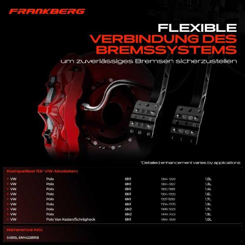 1x Servolenkung Schlauch für VW Polo 6N1 6N2 Polo Van Kasten/Schrägheck 1.0L-1.9L Bild 1x Servolenkung Schlauch für VW Polo 6N1 6N2 Polo Van Kasten/Schrägheck 1.0L-1.9L