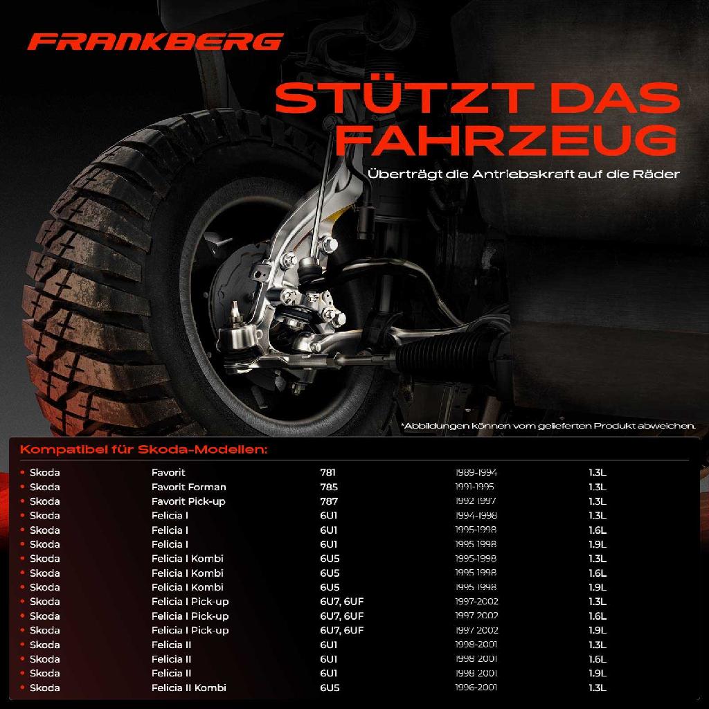 1x Achsschenkel Radaufhängung Vorderachse Rechts für Skoda Felicia I II 6U1 6U5 6U7 Favorit 781 785 787