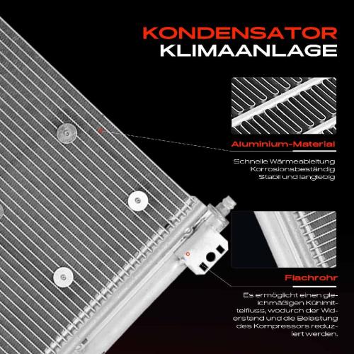 Frankberg 1x Kondensator Klimaanlage für Mercedes-Benz C-Klasse W203 CL203 S203 Bild Frankberg 1x Kondensator Klimaanlage für Mercedes-Benz C-Klasse W203 CL203 S203