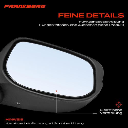 1x Außenspiegel Rechts für Honda Jazz III GE GG GP ZA 1.2L 1.3L 1.5L 2009-2015 Bild 1x Außenspiegel Rechts für Honda Jazz III GE GG GP ZA 1.2L 1.3L 1.5L 2009-2015