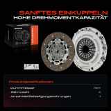 1x Kupplungssatz für Opel Astra J Caravan GTC Stufenheck Corsa D Insignia A Sports Tourer Zafira B Kasten/MPV