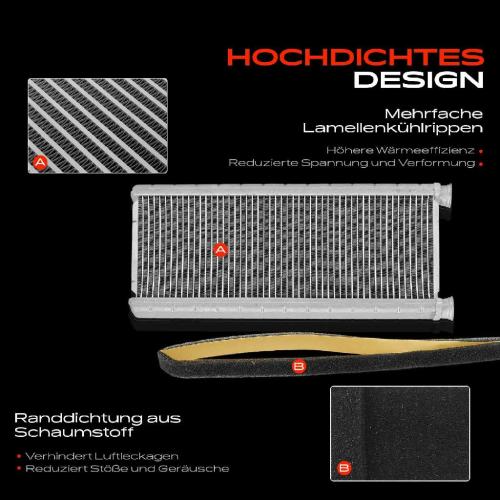 1x Wärmetauscher Innenraumheizung für Citroën Berlingo Opel Peugeot DS Vauxhall Bild 1x Wärmetauscher Innenraumheizung für Citroën Berlingo Opel Peugeot DS Vauxhall