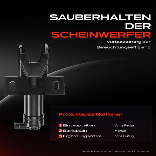 1x Scheinwerferreinigung Waschwasserdüse Vorne Rechts für Toyota Land Cruiser Prado Bild 1x Scheinwerferreinigung Waschwasserdüse Vorne Rechts für Toyota Land Cruiser Prado