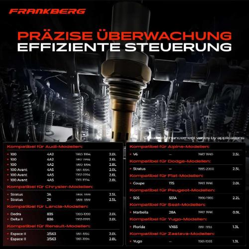 Frankberg 1x Lambdasonde Regelsonde Vor Katalysator für Audi 100 C4 80 B4 Renault Espace Lancia Fiat Bild Frankberg 1x Lambdasonde Regelsonde Vor Katalysator für Audi 100 C4 80 B4 Renault Espace Lancia Fiat