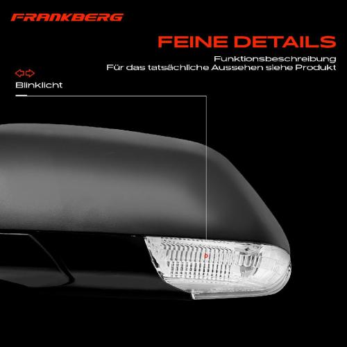 Frankberg 1x Außenspiegel Links für Skoda Octavia I 1U2 1U5 1.4L 1.6L 1.8L 1.9L 2.0L 1996-2010 Bild Frankberg 1x Außenspiegel Links für Skoda Octavia I 1U2 1U5 1.4L 1.6L 1.8L 1.9L 2.0L 1996-2010