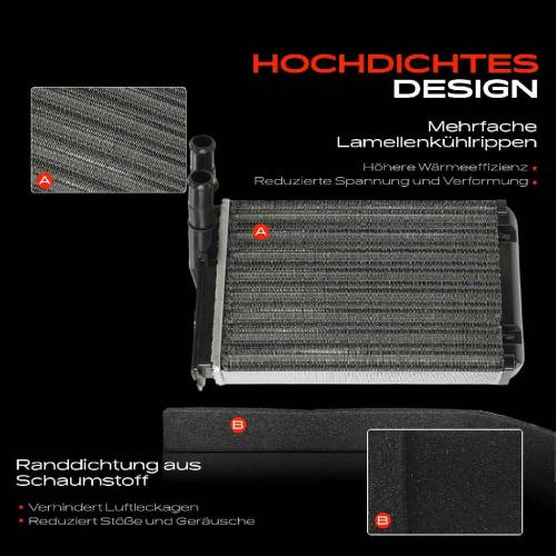 1x Wärmetauscher Innenraumheizung für Audi A3 8L1 Seat Ibiza II Skoda Octavia I Bild 1x Wärmetauscher Innenraumheizung für Audi A3 8L1 Seat Ibiza II Skoda Octavia I