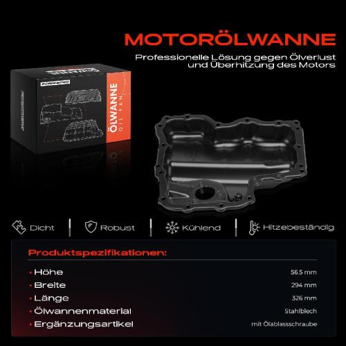 Frankberg 1x Ölwanne Motorölwanne für VW Polo Audi A1 Seat Ibiza IV Skoda Fabia III Bild Frankberg 1x Ölwanne Motorölwanne für VW Polo Audi A1 Seat Ibiza IV Skoda Fabia III