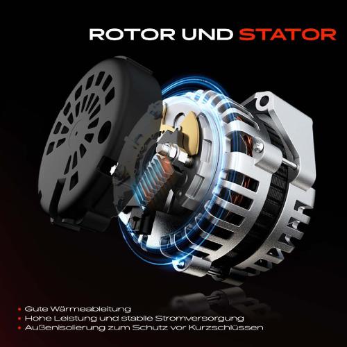 Frankberg 1x Lichtmaschine Generator für Renault Grand Scénic III Megane CC Scénic III Bild Frankberg 1x Lichtmaschine Generator für Renault Grand Scénic III Megane CC Scénic III
