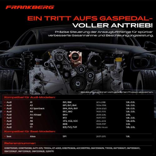 1x Drosselklappe Drosselklappenstutzen für VW Audi A1 A3 A4 A5 A6 A7 TT 1.8L 2.0L Bild 1x Drosselklappe Drosselklappenstutzen für VW Audi A1 A3 A4 A5 A6 A7 TT 1.8L 2.0L