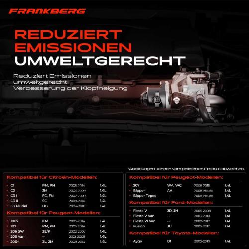 1x AGR-Ventil Abgasrückführungsventil für Citroën C1 C2 Enterprise C3 I II Pluriel Nemo Ford Peugeot Toyota Bild 1x AGR-Ventil Abgasrückführungsventil für Citroën C1 C2 Enterprise C3 I II Pluriel Nemo Ford Peugeot Toyota