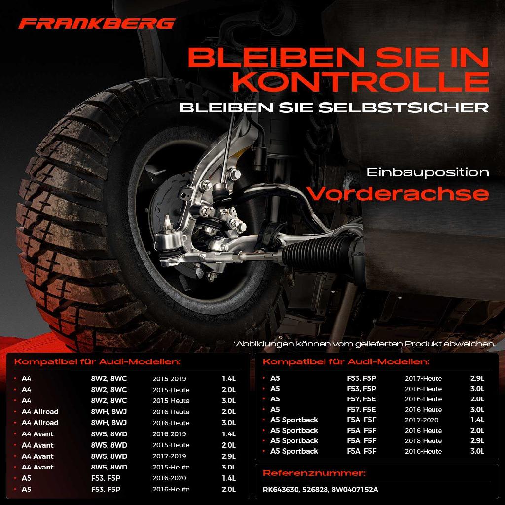 1x Querlenker Vorderachse für Audi A4 Allroad Avant A5 Cabriolet Sportback 1.4L 2.0L 3.0L 2.9L Bj ab 2015