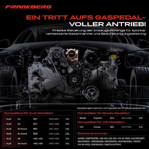 1x Drosselklappe Drosselklappenstutzen für VW Passat 3B Audi A4 B6 A6 4B C5 2.5L Bild 1x Drosselklappe Drosselklappenstutzen für VW Passat 3B Audi A4 B6 A6 4B C5 2.5L