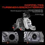 1x Abgasturbolader für Mercedes-Benz W461 W463 W166 C292 X204 X164 X166 W164 W166 V251 W251