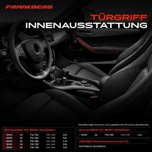 3x Türgriff Innenausstattung Beidseitig für BMW X5 F15 F85 X6 F16 F86 Bild 3x Türgriff Innenausstattung Beidseitig für BMW X5 F15 F85 X6 F16 F86