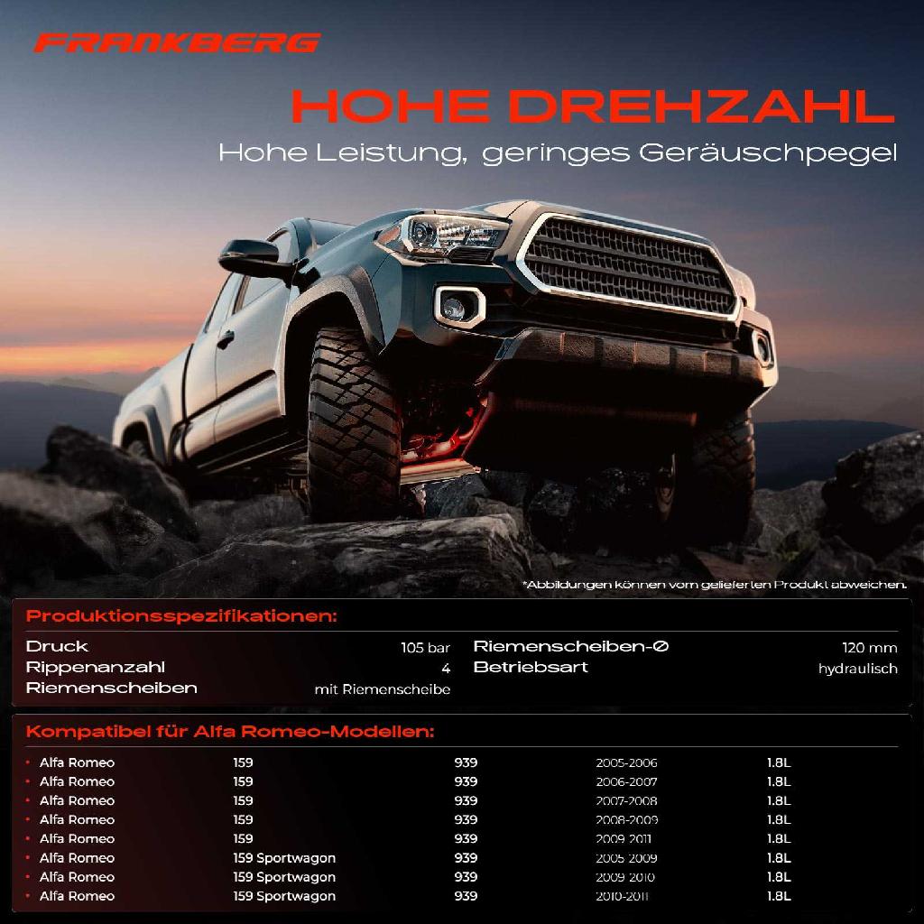 1x Servopumpe hydraulisch für Alfa 159 Sportwagon 939 2005-2011