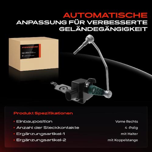 1x Höhensensor Niveauregulierung Vorne Rechts für Audi A6 4F C6 Avant Allroad 2004-2011 Bild 1x Höhensensor Niveauregulierung Vorne Rechts für Audi A6 4F C6 Avant Allroad 2004-2011