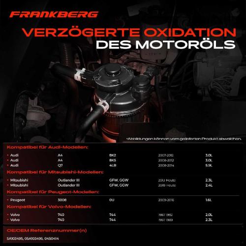 1x Ventil Kurbelgehauseentluftung für VW Touareg 7L6 7P5 Audi A4 8K2 8K5 Q7 4LB Bild 1x Ventil Kurbelgehauseentluftung für VW Touareg 7L6 7P5 Audi A4 8K2 8K5 Q7 4LB