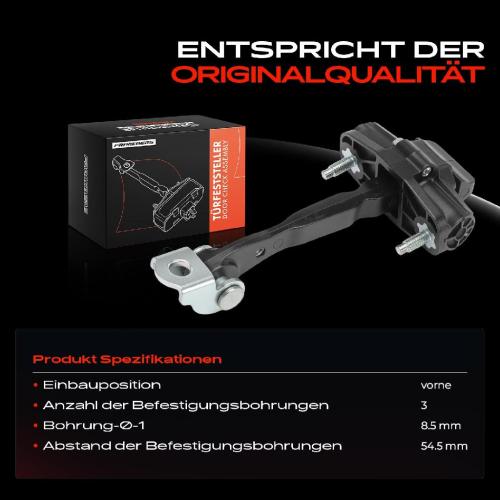 1x Türfeststeller Türfangband Türstopper Vorne für Alfa Romeo Giulietta Kasten/Schrägheck Bild 1x Türfeststeller Türfangband Türstopper Vorne für Alfa Romeo Giulietta Kasten/Schrägheck