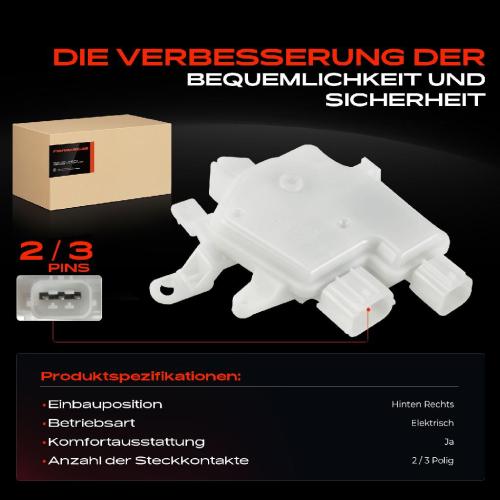 1x Türschloss Hinten Rechts für Mazda 5 CR CW 1.8L 2.0L 2.3L 1.6L Bj ab 2005 Bild 1x Türschloss Hinten Rechts für Mazda 5 CR CW 1.8L 2.0L 2.3L 1.6L Bj ab 2005