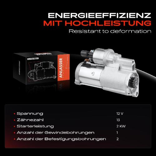 Frankberg 1x Anlasser Starter für VW Touareg Audi A5 Sportback Seat Ateca 2.0L 1.0L 1.4L 3.0L 3.6L Bj ab 2009 Bild Frankberg 1x Anlasser Starter für VW Touareg Audi A5 Sportback Seat Ateca 2.0L 1.0L 1.4L 3.0L 3.6L Bj ab 2009